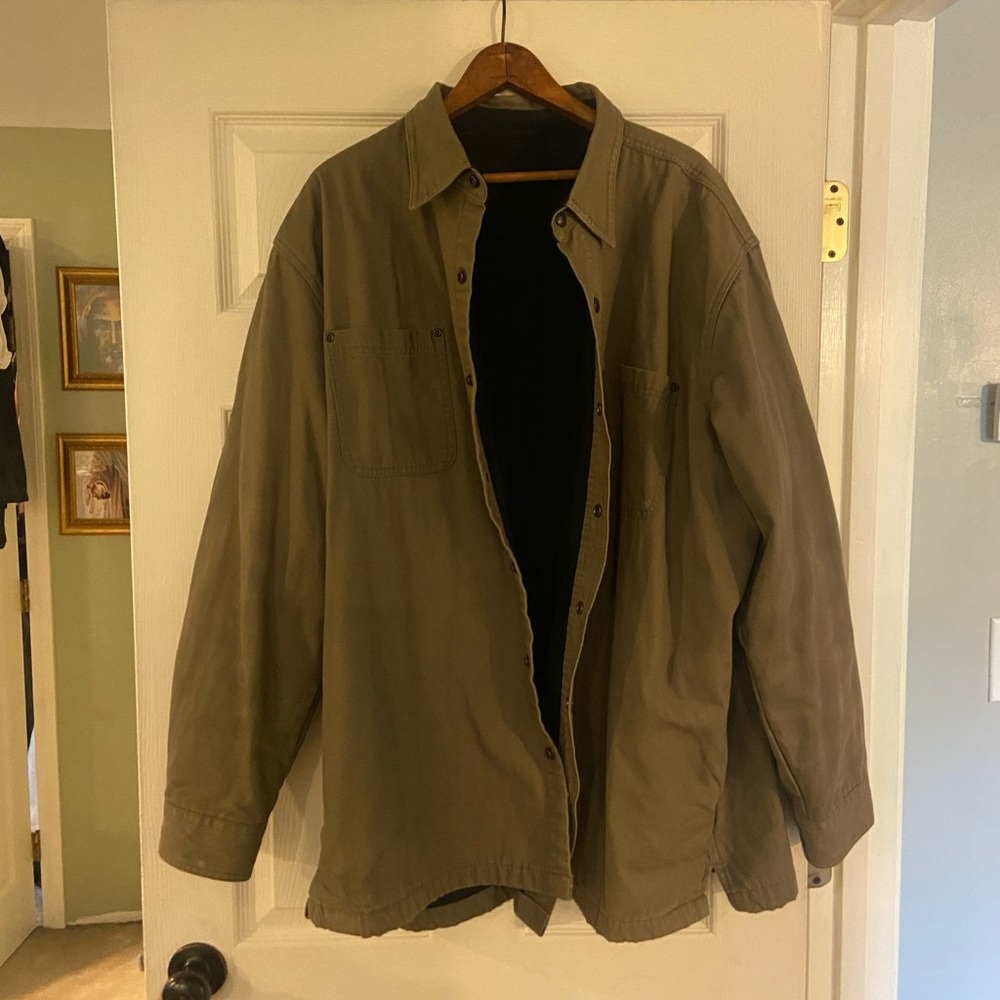 Black dog barn coat